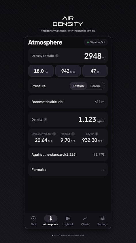 Calypso Ballistics app screenshot 3