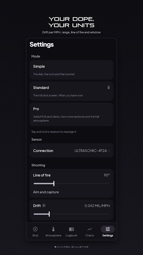 Calypso Ballistics app screenshot 6