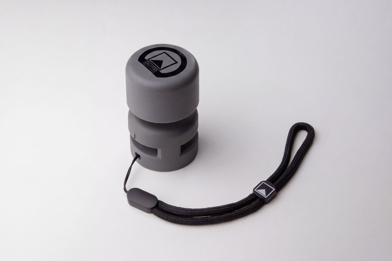 All-in-One in Gunship Grey with wrist lanyard